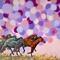 "Prairie Horses" Original Chris Wakefield Mixed Media Painting On Canvas